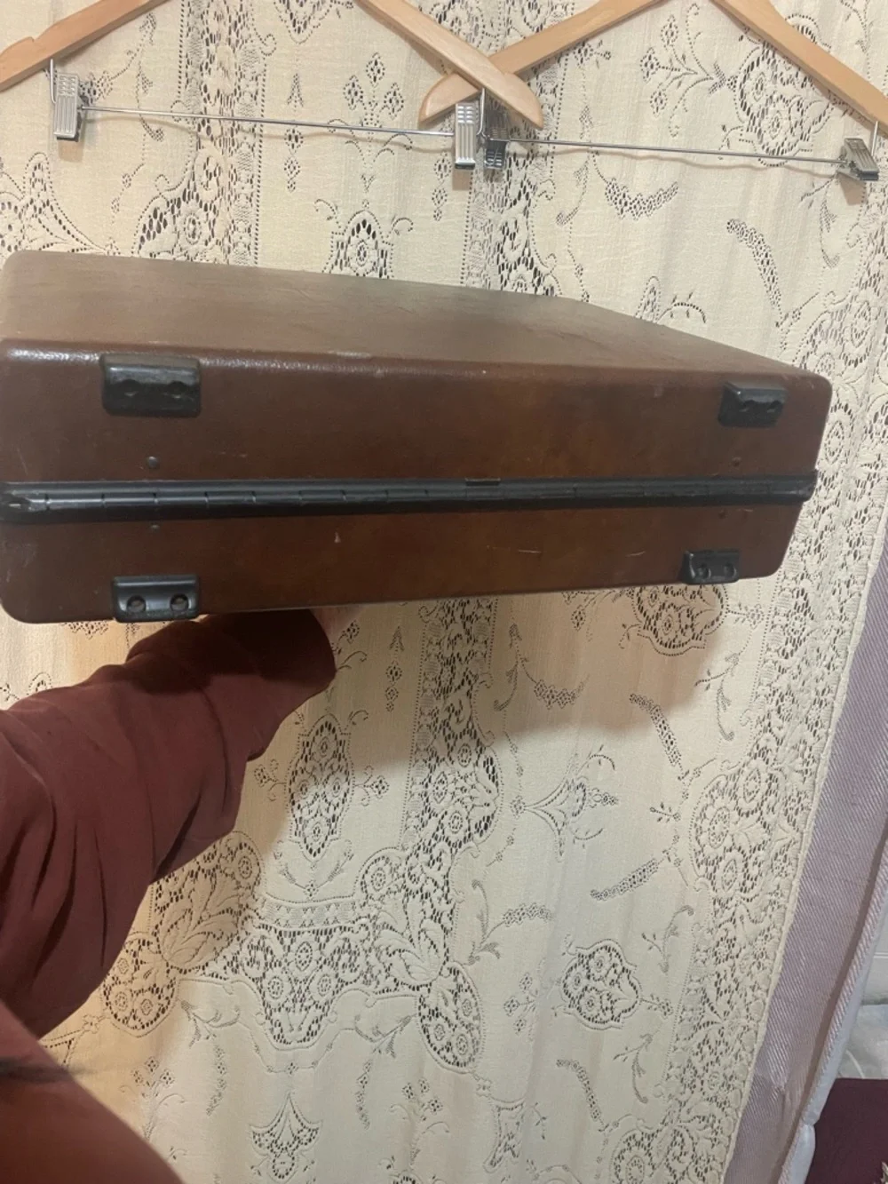 Samsonite: vintage brown Men's Hard Briefcase